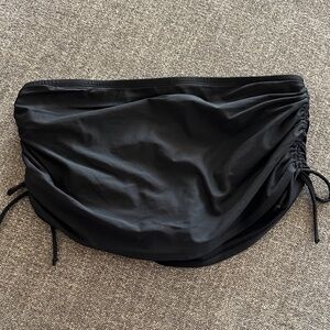 Black Ruched tankini bottoms size M?